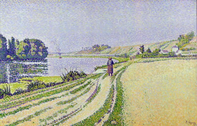 Paul Signac Herblay, La River Sweden oil painting art